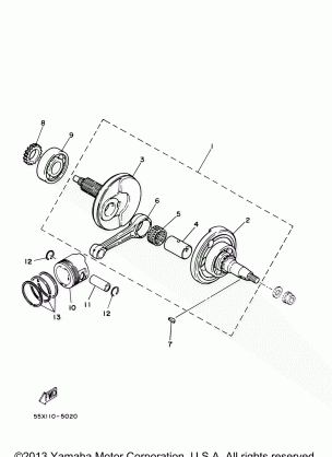 CRANKSHAFT PISTON