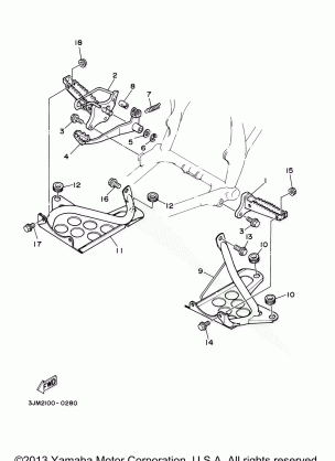 STAND FOOTREST