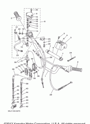 STEERING HANDLE CABLE