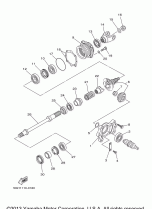 MIDDLE DRIVE GEAR