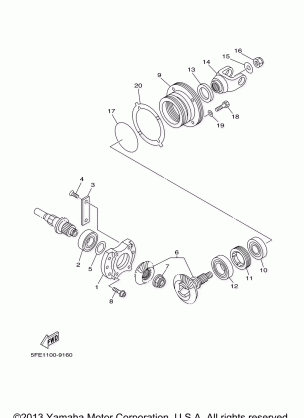 MIDDLE DRIVE GEAR