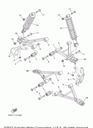 FRONT SUSPENSION WHEEL