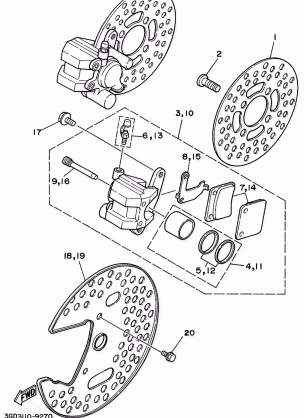 FRONT BRAKE CALIPER