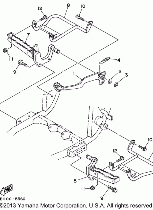 STAND FOOTREST