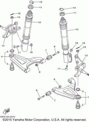 FRONT SUSPENSION WHEEL