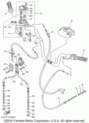 STEERING HANDLE CABLE