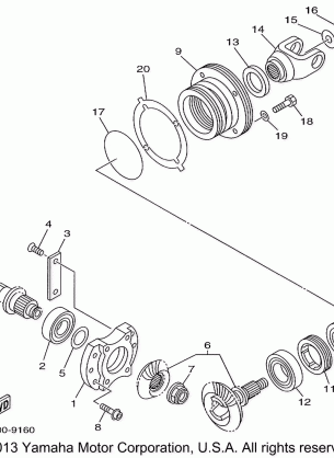 MIDDLE DRIVE GEAR