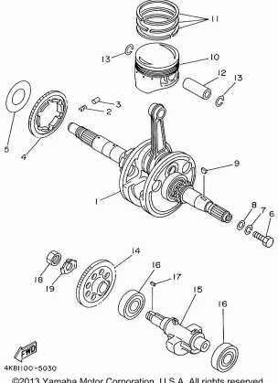 CRANKSHAFT PISTON