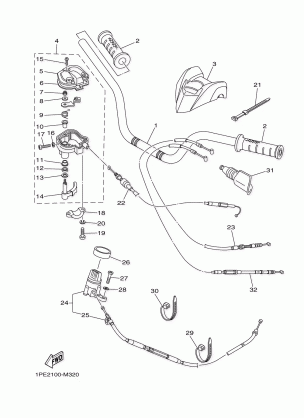 STEERING HANDLE CABLE