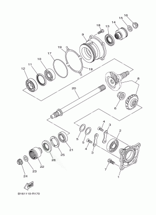 MIDDLE DRIVE GEAR