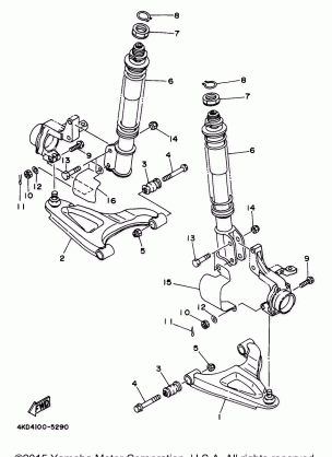 FRONT SUSPENSION WHEEL