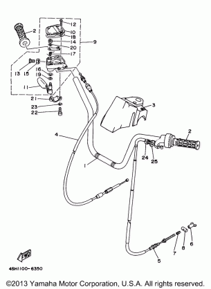 STEERING HANDLE CABLE