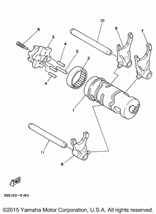 SHIFT CAM SHIFT FORK