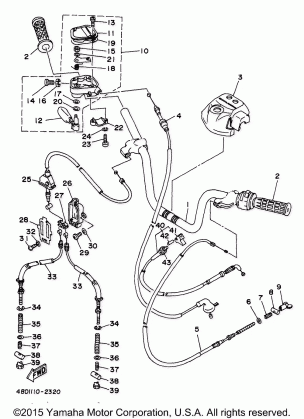 STEERING HANDLE CABLE