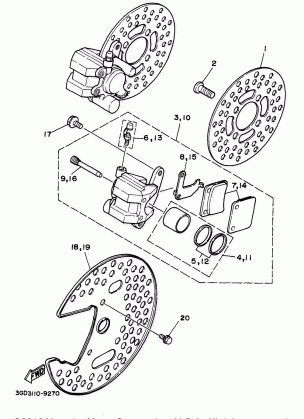 FRONT BRAKE CALIPER