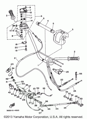 STEERING HANDLE CABLE