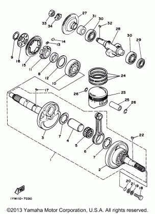 CRANKSHAFT - PISTON