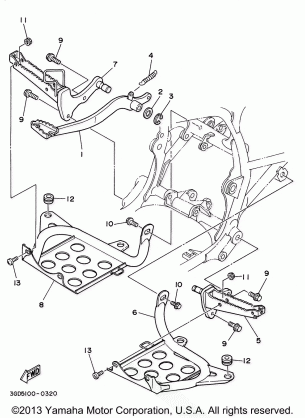 STAND FOOTREST