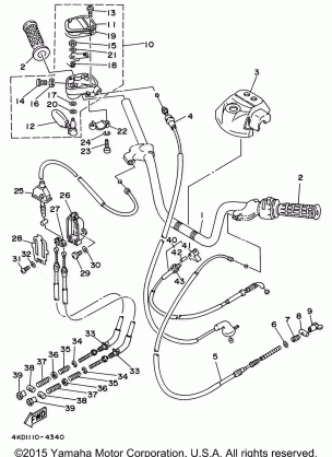 STEERING HANDLE - CABLE