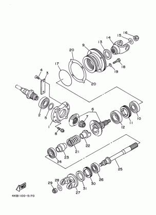 MIDDLE DRIVE GEAR