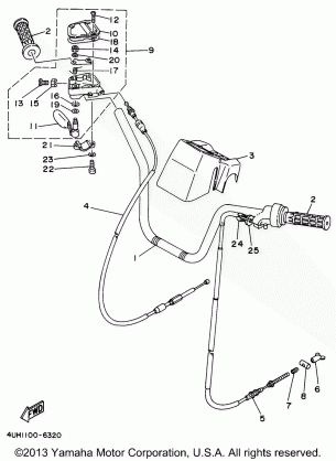 STEERING HANDLE CABLE