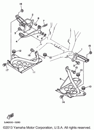 STAND FOOTREST