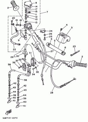 STEERING HANDLE CABLE