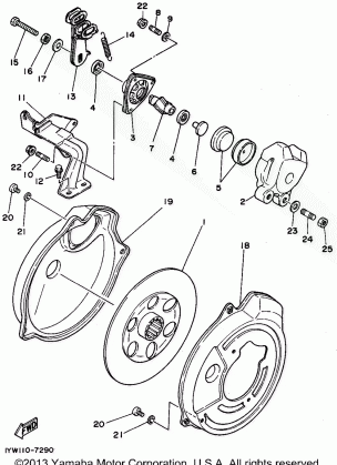 REAR BRAKE CALIPER