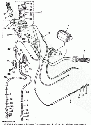 STEERING HANDLE - CABLE