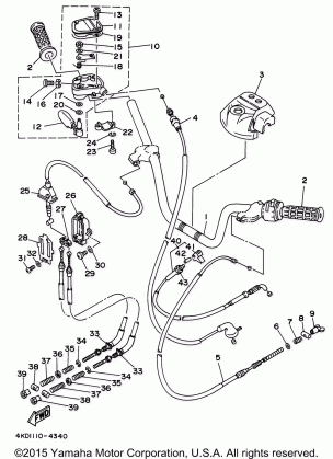 STEERING HANDLE - CABLE