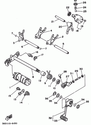 SHIFT CAM SHIFT FORK