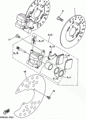 FRONT BRAKE CALIPER