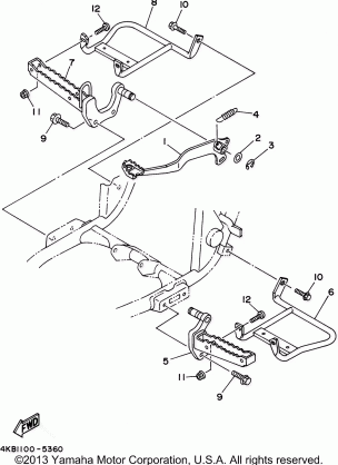 STAND FOOTREST