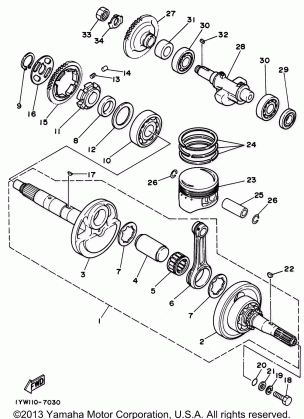 CRANKSHAFT PISTON