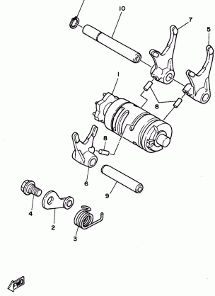 SHIFT CAM SHIFT FORK