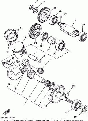 CRANKSHAFT PISTON