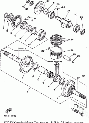 CRANKSHAFT - PISTON