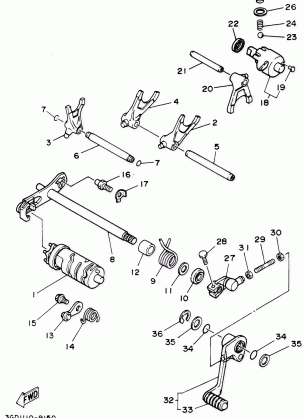 SHIFT CAM SHIFT FORK