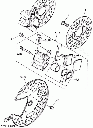 FRONT BRAKE CALIPER