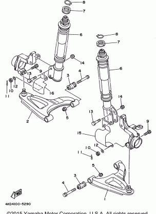 FRONT SUSPENSION - WHEEL