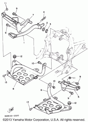 STAND FOOTREST