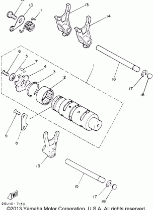 SHIFT CAM - SHIFT FORK