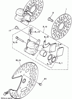 FRONT BRAKE CALIPER