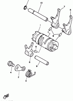 SHIFT CAM SHIFT FORK