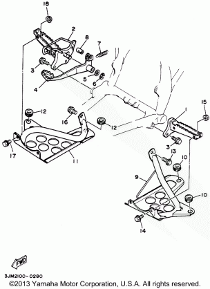 STAND FOOTREST