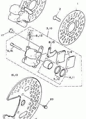 FRONT BRAKE CALIPER