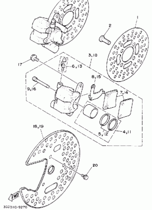 FRONT BRAKE CALIPER