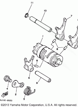 SHIFT CAM FORK