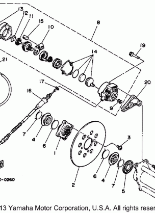 REAR BRAKE CALIPER