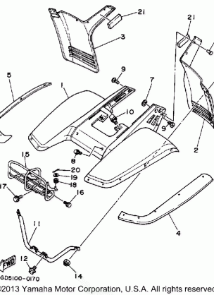 FRONT FENDER CARRIER